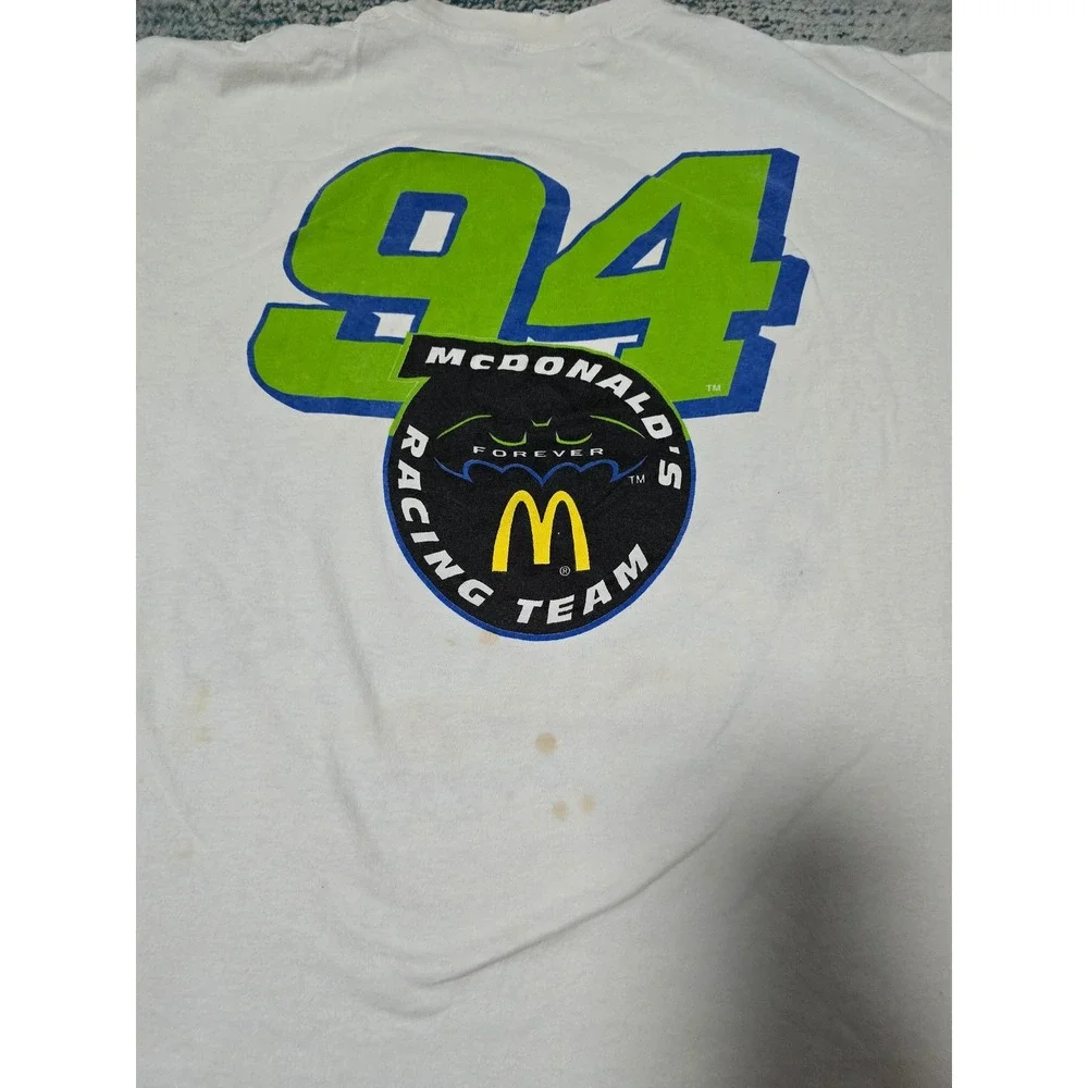 1995 Bill‎ Elliott McDonald's Racing Team 94 Nascar T-Shirt Batman Forever (F)